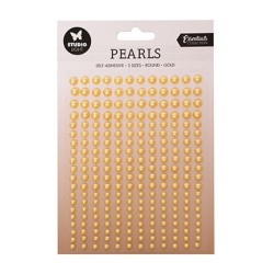 (SL-ES-PEARL15)Studio Light Pearls Gold pearls Essentials nr.15