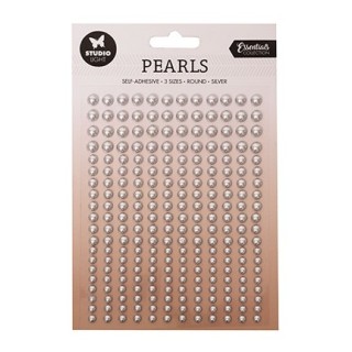 (SL-ES-PEARL16)Studio Light Pearls Silver pearls Essentials nr.16