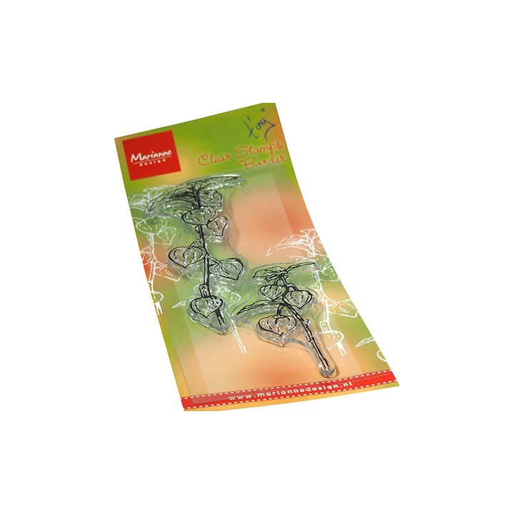 (TC0901)Clear stamp Tiny's border - Lantern plant