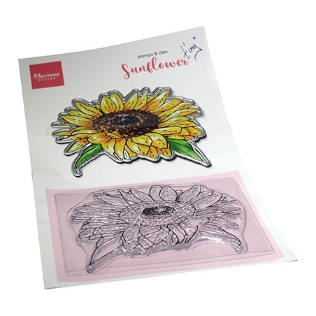 (TC0903)Clear stamp Tiny's Flowers - Sunflower