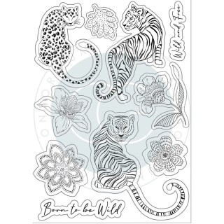 (CCSTMP080)Craft Consortium Enchanted Jungle Clear Stamps
