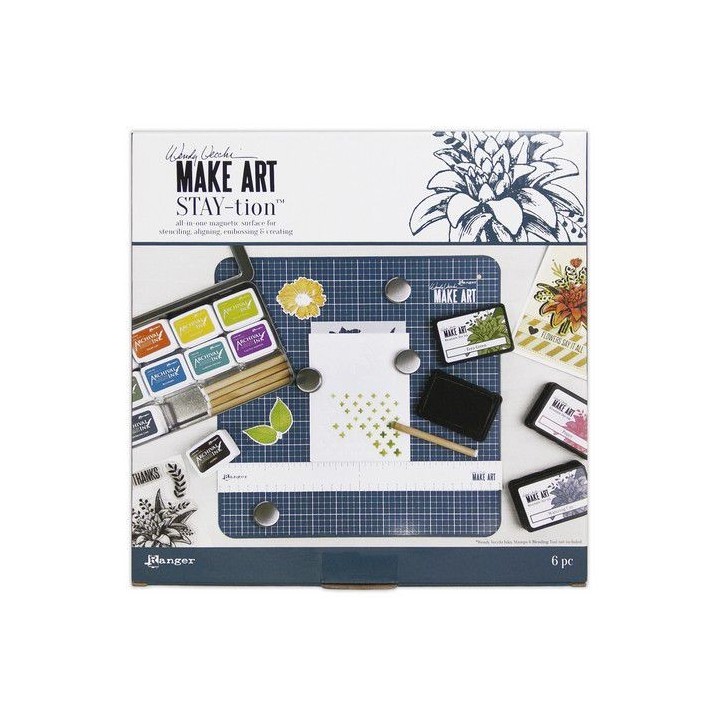 (WVA64626)Ranger Make Art Stay-tion - magnetic surface WVA64626 Wendy Vecchi- 30.5 x 30.5 cm