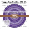 (CLNestXXL131)Creadies Crea-nest-dies XXL Circles with 2 wonky stitchlines