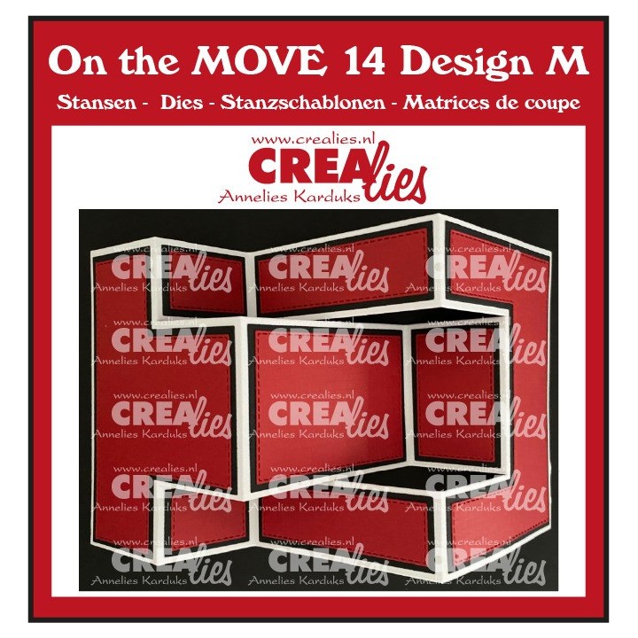 (CLMOVE14)Crealies On The MOVE Design M
