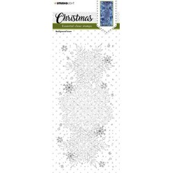 (SL-ES-STAMP239)Studio light SL Clear stamp Christmas Background snow Essentials nr.239
