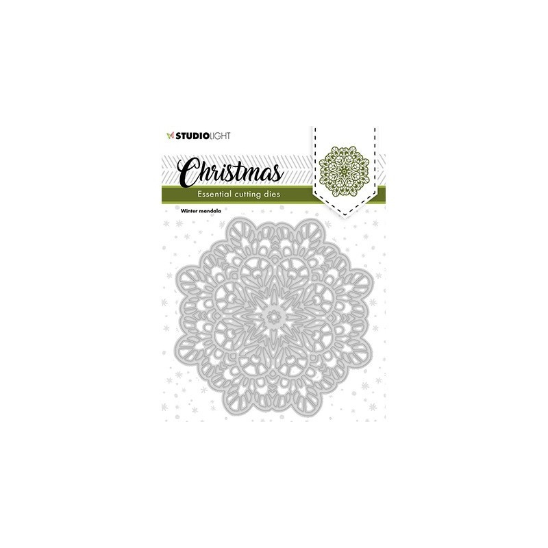 (SL-ES-CD248)Studio Light SL Cutting Die Christmas Winter mandala Essentials nr.248