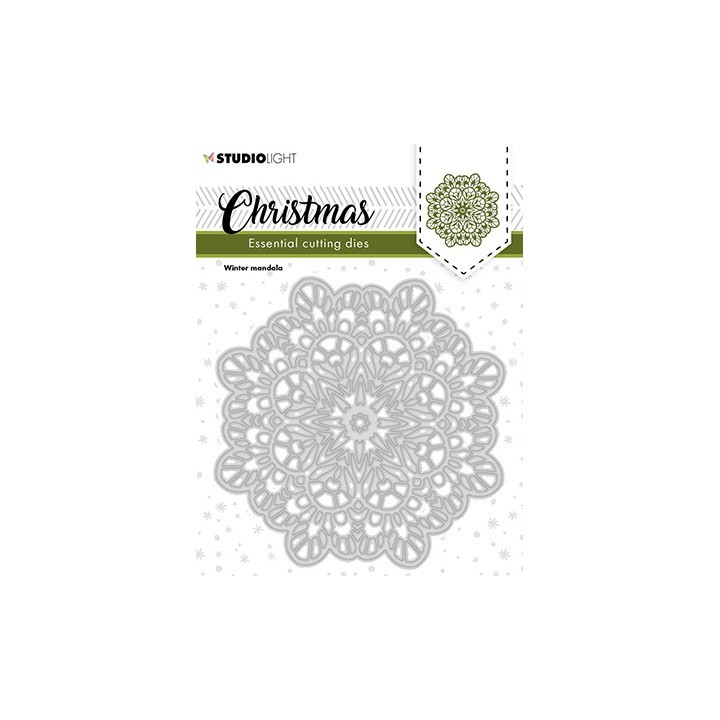 (SL-ES-CD248)Studio Light SL Cutting Die Christmas Winter mandala Essentials nr.248