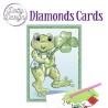 (DDDC1096)Dotty Designs Diamond Cards - Frog with Clover