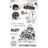 (SL-VT-STAMP250)Studio light SL Clear stamp Set sail Vintage Treasures nr.250