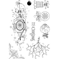 (PI0A6036)Pink Ink Designs Baubles A6 Clear Stamps