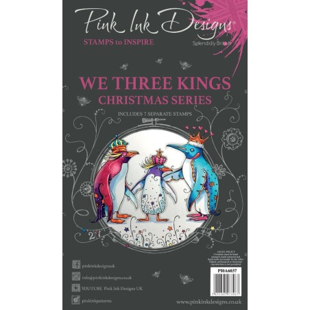 (PI0A6037)Pink Ink Designs We Three Kings A6 Clear Stamps