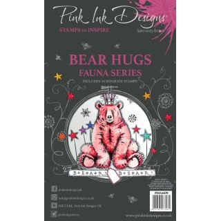 (PI0A6039)Pink Ink Designs Bear Hugs A6 Clear Stamps
