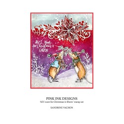(PI181)Pink Ink Designs All I Want For Christmas Is Shrew A5 Clear Stamps
