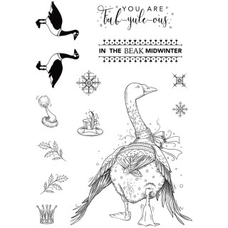 (PI182)Pink Ink Designs In The Beak Midwinter A5 Clear Stamps