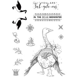 (PI182)Pink Ink Designs In The Beak Midwinter A5 Clear Stamps