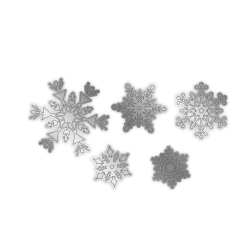 (S-FRBR-MD-SPSN)Crafter's Companion Frosty and Bright Metal Die Sparkling Snowflakes