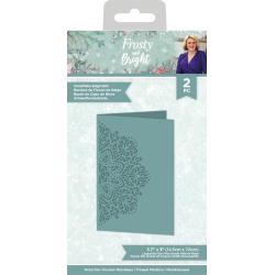(S-FRBR-MD-SNED)Crafter's Companion Frosty and Bright Metal Die Snowflake Edge'able
