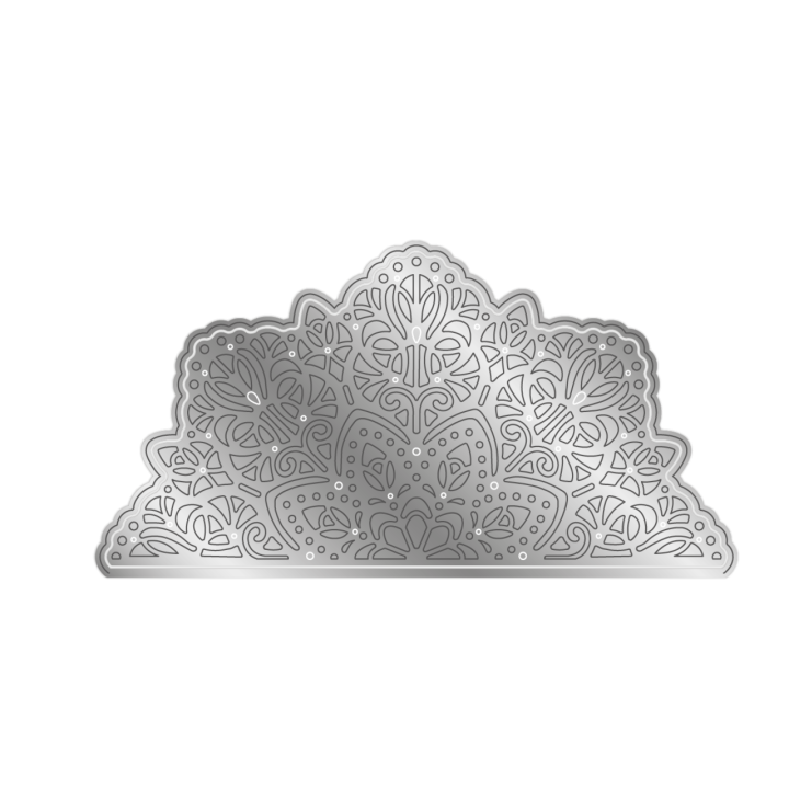 (S-FRBR-MD-SNED)Crafter's Companion Frosty and Bright Metal Die Snowflake Edge'able
