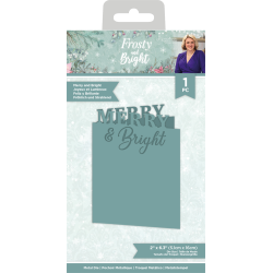 (S-FRBR-MD-MEBR)Crafter's Companion Frosty and Bright Metal Die Merry & Bright