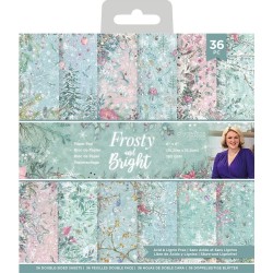 (S-FRBR-PAD6)Crafter's Companion Frosty and Bright 6x6 Inch Paper Pad
