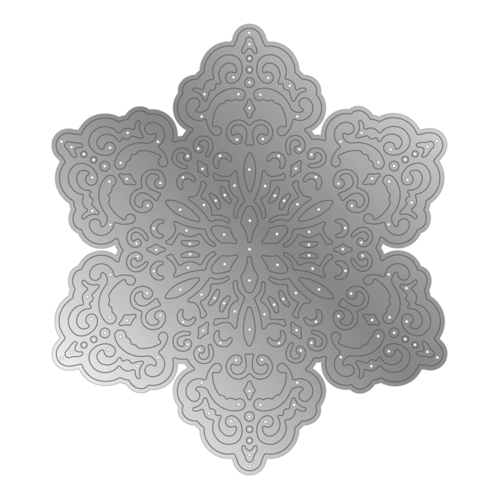 (GEM-MD-ELE-MASTAR)Gemini Christmas Intricate Doily Mandala Star Elements Dies