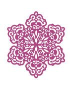 (GEM-MD-ELE-MASTAR)Gemini Christmas Intricate Doily Mandala Star Elements Dies