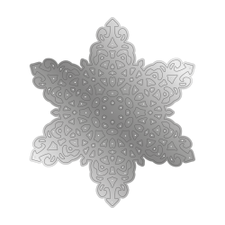 (GEM-MD-ELE-FRSTAR)Gemini Christmas Intricate Doily Frosted Star Elements Dies