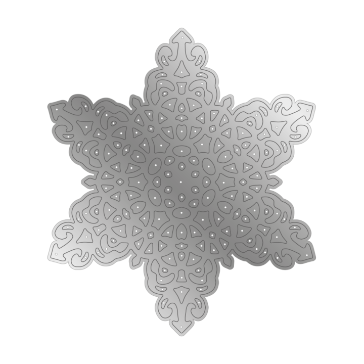 (GEM-MD-ELE-FRSTAR)Gemini Christmas Intricate Doily Frosted Star Elements Dies