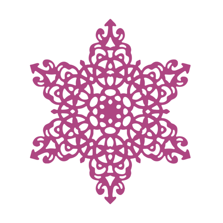 (GEM-MD-ELE-FRSTAR)Gemini Christmas Intricate Doily Frosted Star Elements Dies