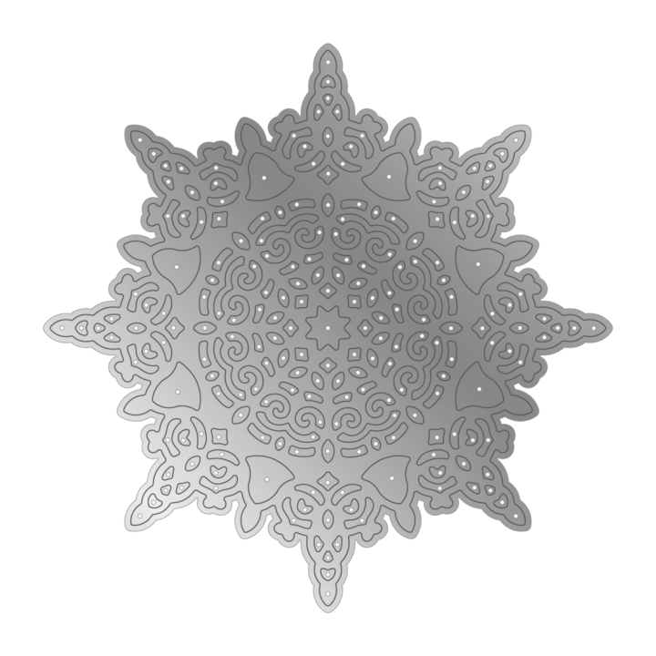 (GEM-MD-ELE-OPSNOW)Gemini Christmas Intricate Doily Opulent Snowflake Elements Dies