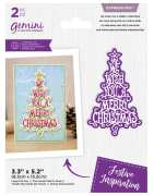 (GEM-MD-EXP-WWMC)Gemini Intricate Christmas Sentiments We Wish You A Merry Christmas Expressions Dies