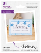 (GEM-STD-FS-BITMC)Gemini Fancy Sentiments Stamp & Die Believe in the Magic of Christmas