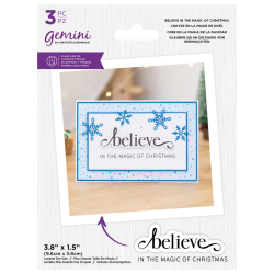 (GEM-STD-FS-BITMC)Gemini Fancy Sentiments Stamp & Die Believe in the Magic of Christmas