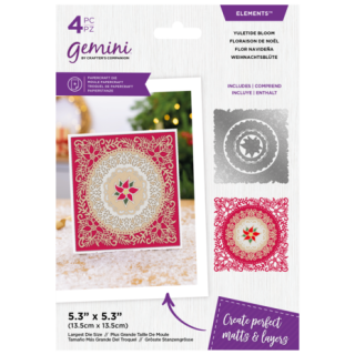 (GEM-MD-ELE-YULBLO)Gemini Christmas Nesting Yuletide Blooms Elements Dies