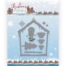 (YCD10280)Dies - Yvonne Creations - Christmas Miracle - Snowman's House