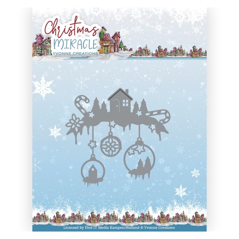 (YCD10282)Dies - Yvonne Creations - Christmas Miracle - Christmas Scene