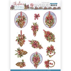 (SB10669)3D Push Out - Yvonne Creations - Christmas Miracle - Pinecone
