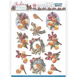 (SB10671)3D Push Out - Yvonne Creations - Christmas Miracle - Bird