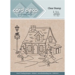 (CDECS115)Card Deco Essentials Clear Stamps - Christmas Scene