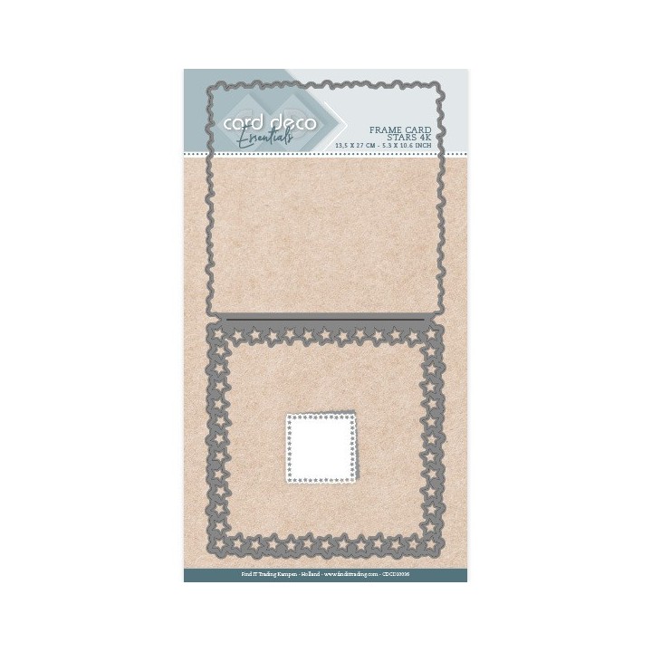 (CDCD10036)Card Deco Essentials Frame Dies - Stars - 4K