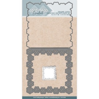 (CDCD10046)Card Deco Essentials Frame Dies - Dancing Snowflakes - 4K