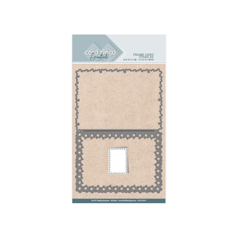 (CDCD10037)Card Deco Essentials Frame Dies - Stars - A5