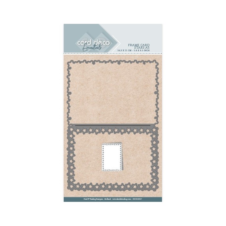 (CDCD10037)Card Deco Essentials Frame Dies - Stars - A5