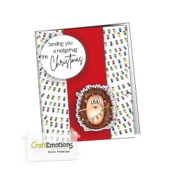 (1545)CraftEmotions clearstamps A6 - Hedgy 4 Carla Creaties