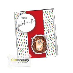 (1548)CraftEmotions clearstamps A6 - Hedgy 4 Carla Creaties