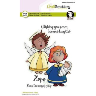 (2805)CraftEmotions clearstamps A6 - Christmas crew - Mary Sara Lindenhols