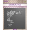 (EF3D054)Nellie's Choice Embossing folder Flower Corner 1