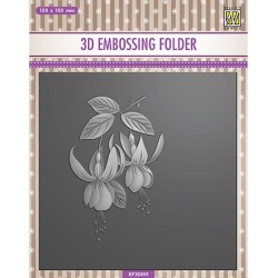(EF3D055)Nellie's Choice Embossing folder Fuchsia