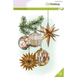 (3029)CraftEmotions clearstamps A5 - Christmas decorations