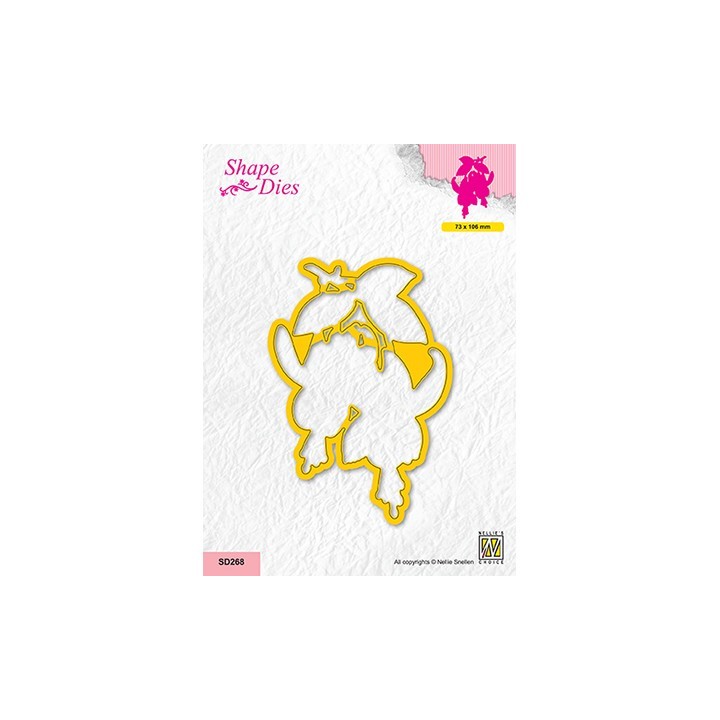 (SD268)Nellie's shape dies Fuchsia